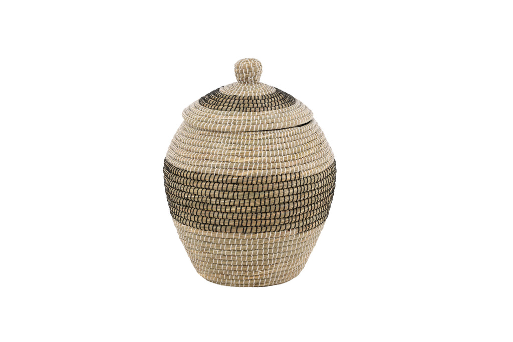 Chennai rund korg 58xØ33 cm natur/beige sjögräs