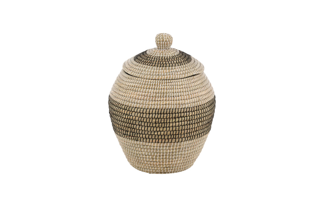 Chennai rund korg 58xØ33 cm natur/beige sjögräs