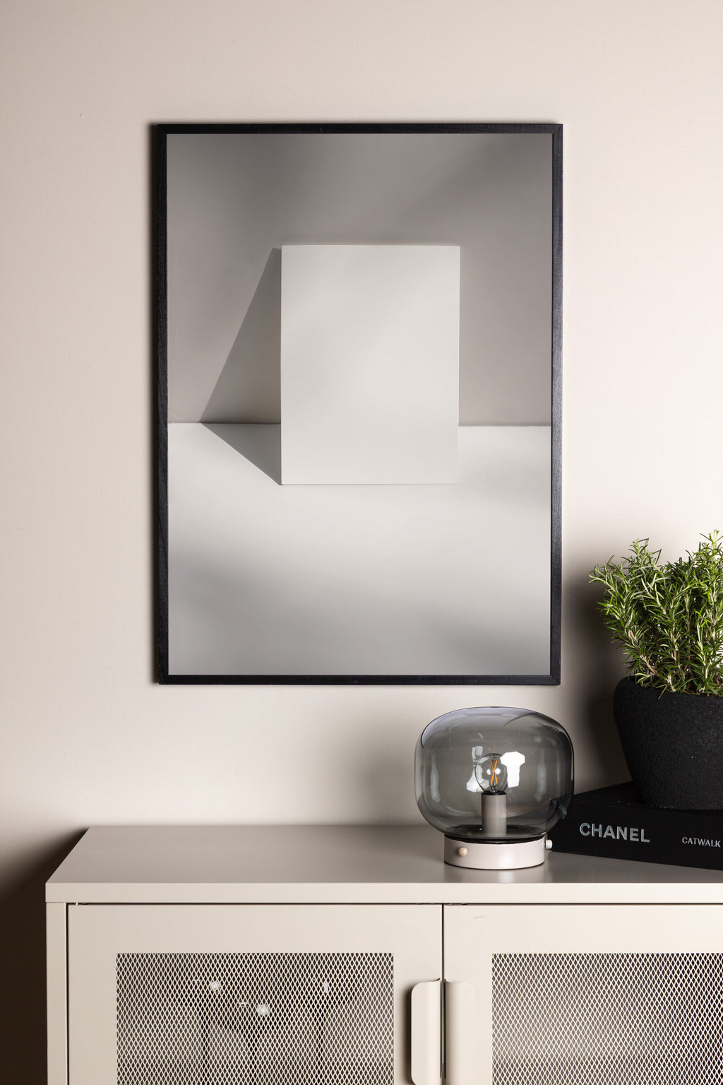 Canvas affisch 50x70 cm beige