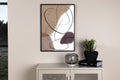 Lines affisch 70x100 cm beige