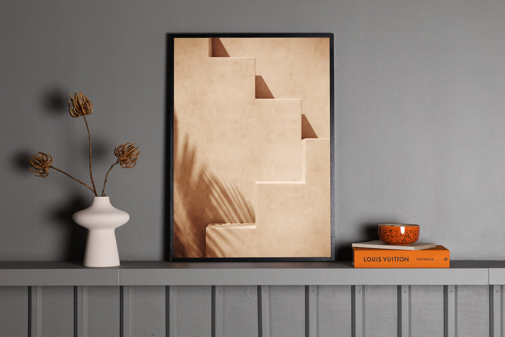 Stairs affisch 70x100 cm beige