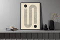 Pantheon affisch 50x70 cm beige
