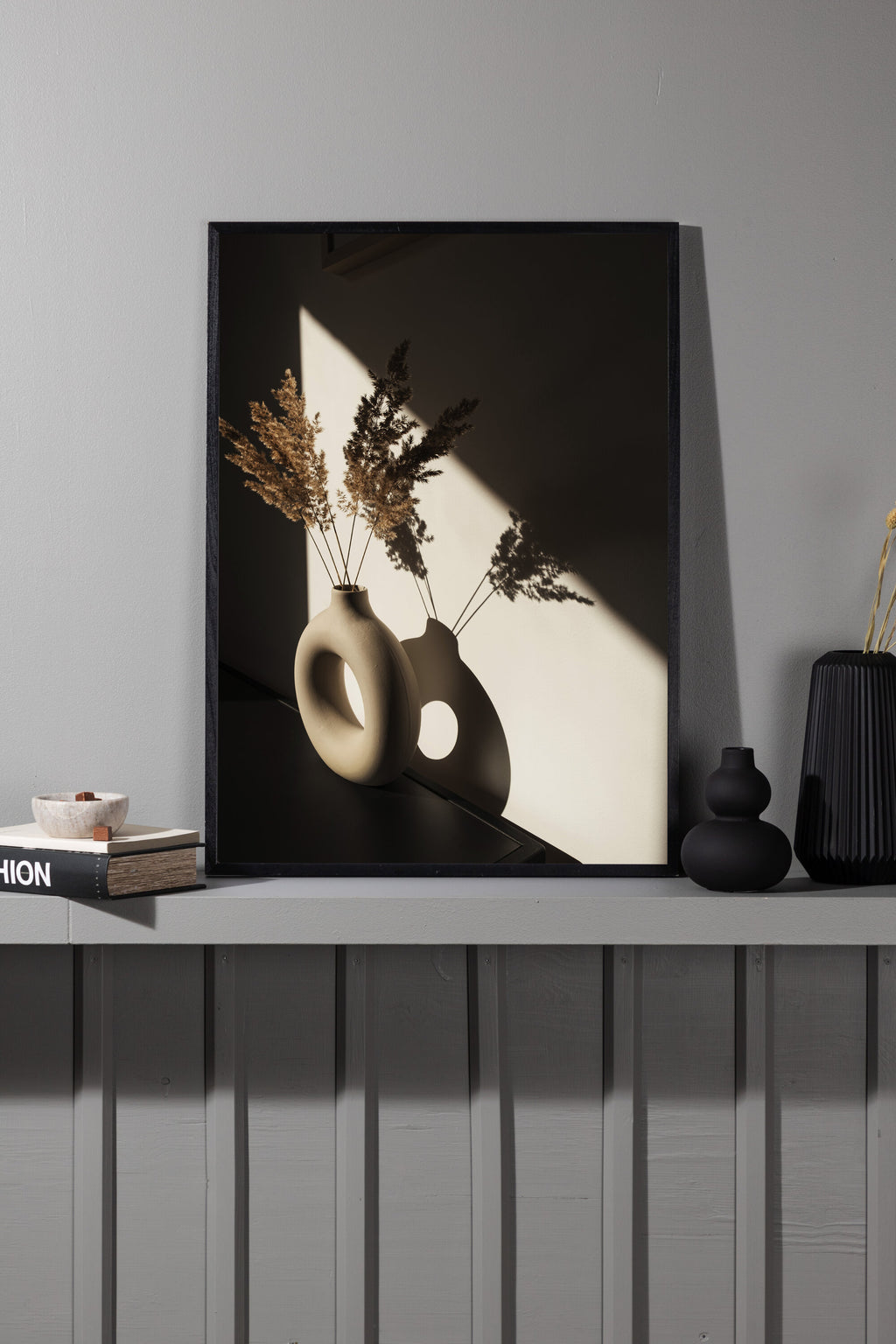 Vase affisch 50x70 cm beige