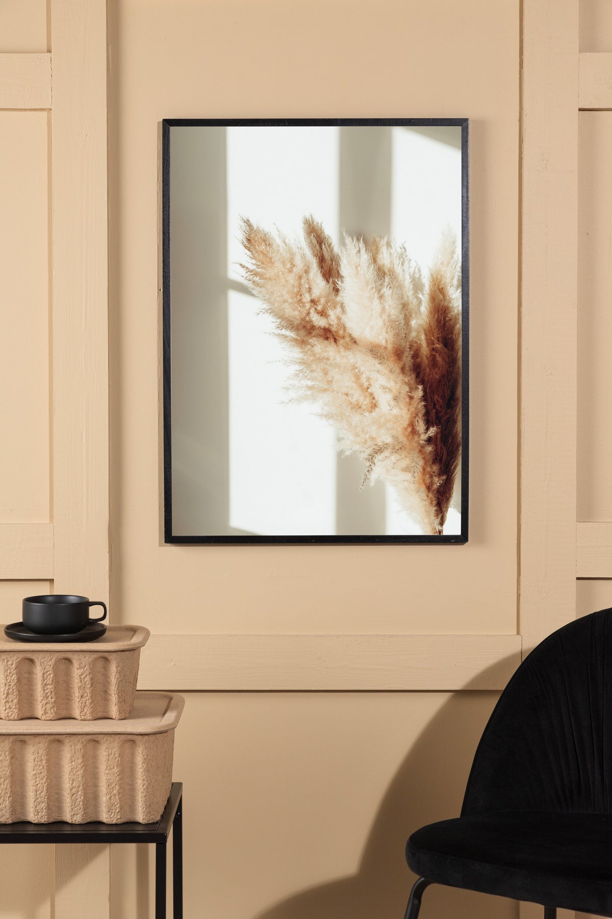 Pampas affisch 70x100 cm beige