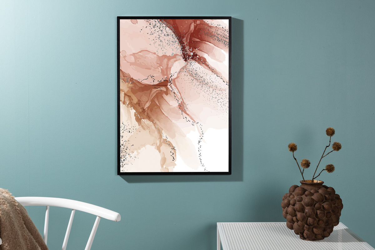 Splash affisch 70x100 cm ljusrosa