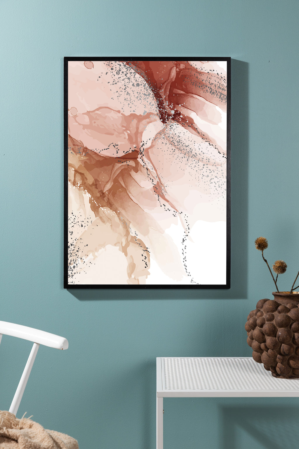 Splash affisch 70x100 cm ljusrosa