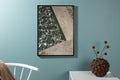 Pool affisch 21x30 cm beige