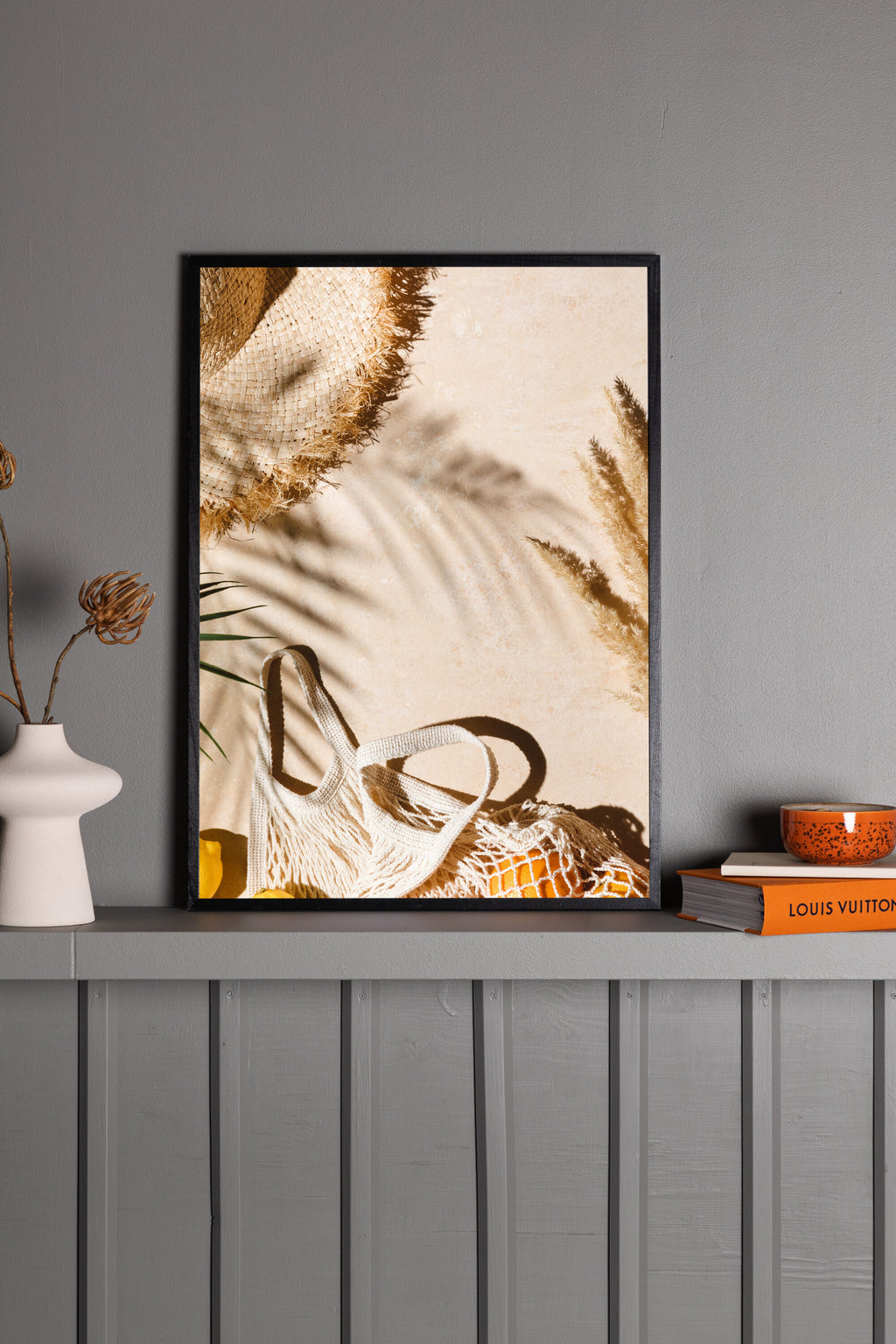 Beach affisch 50x70 cm beige