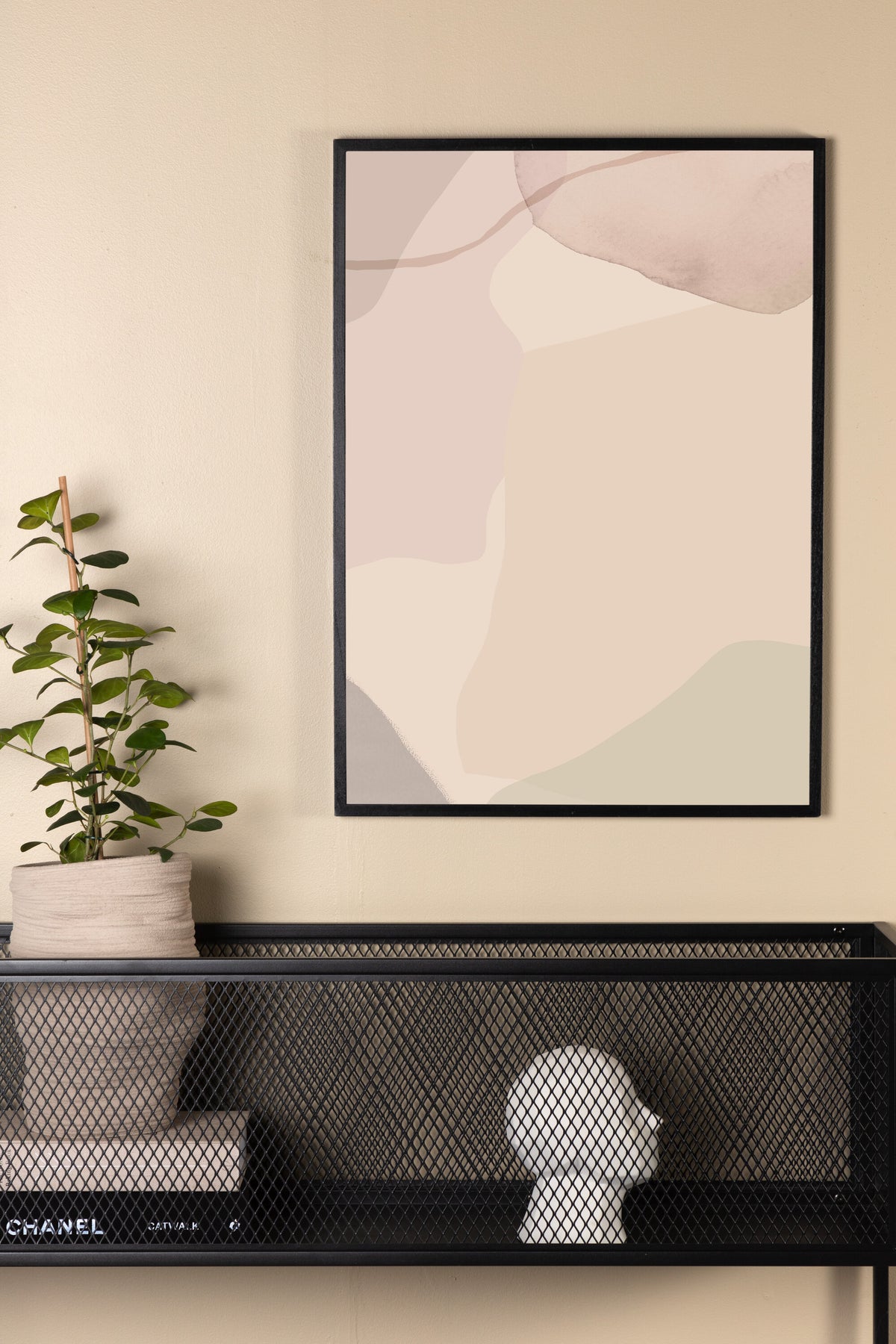 Cream affisch 50x70 cm beige