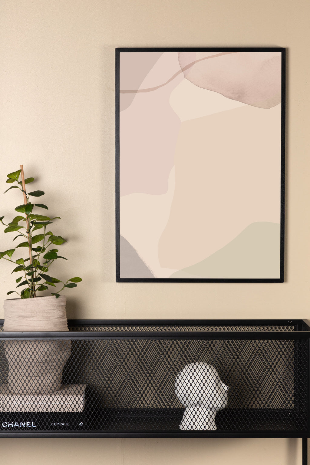 Cream affisch 70x100 cm beige