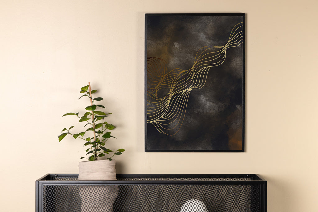 Wave affisch 70x100 cm flerfärgad