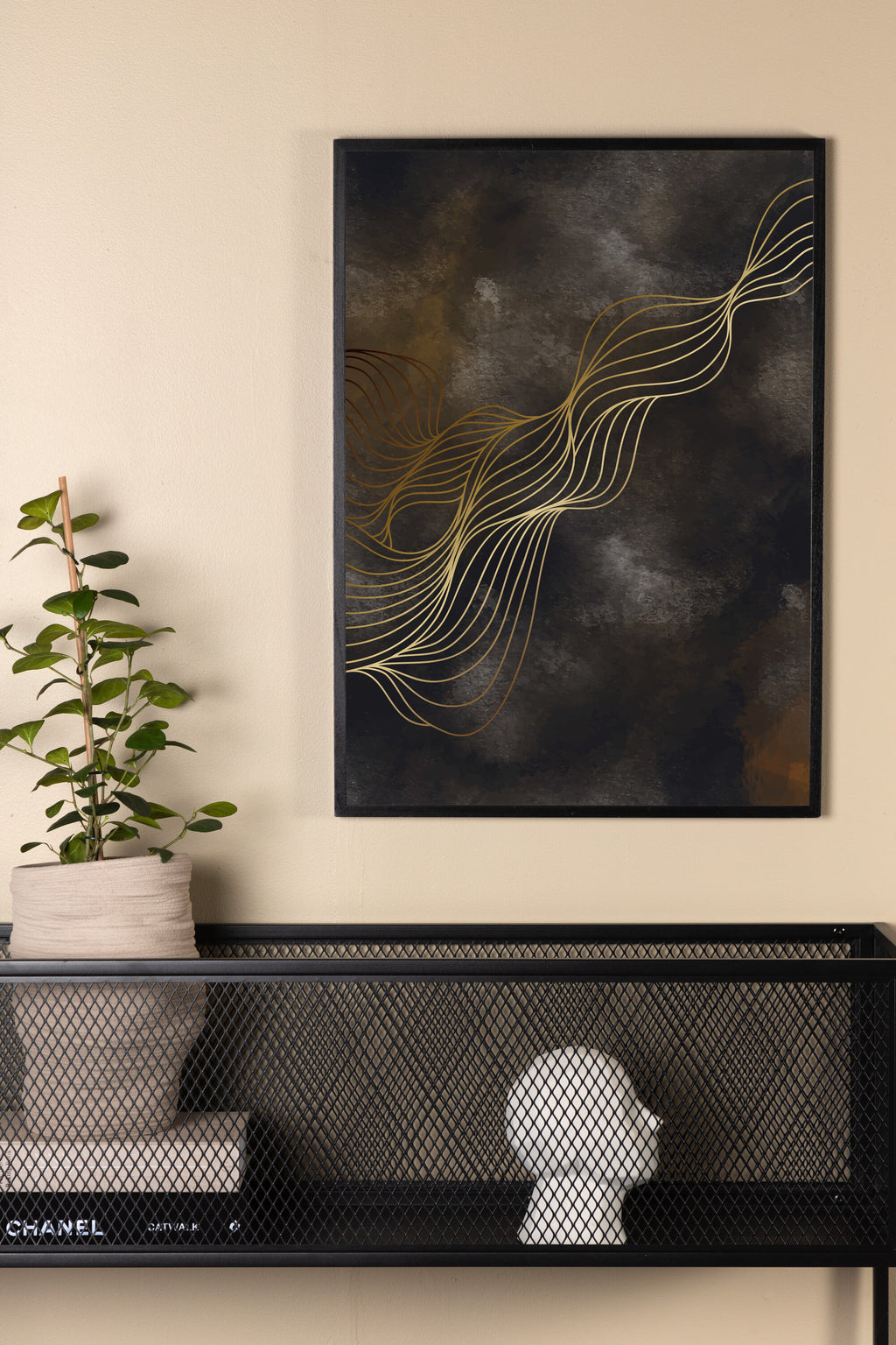 Wave affisch 70x100 cm flerfärgad