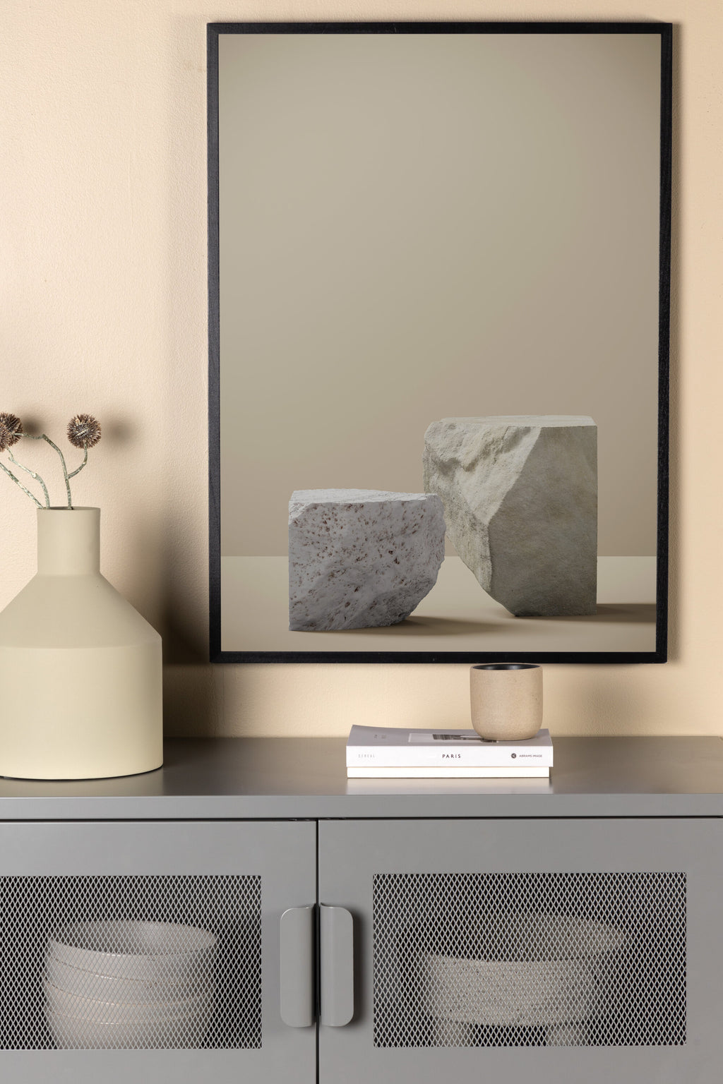 Rocks affisch 21x30 cm beige