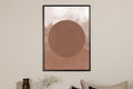 Soft shades affisch 50x70 cm brun
