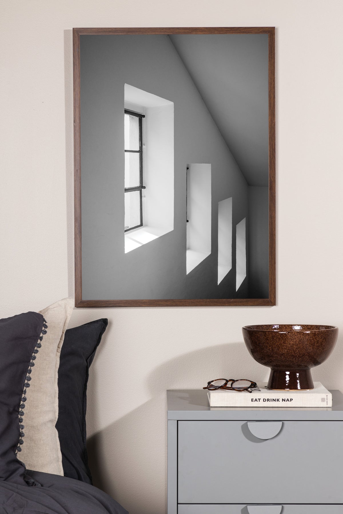 Windows affisch 70x100 cm svart och vit