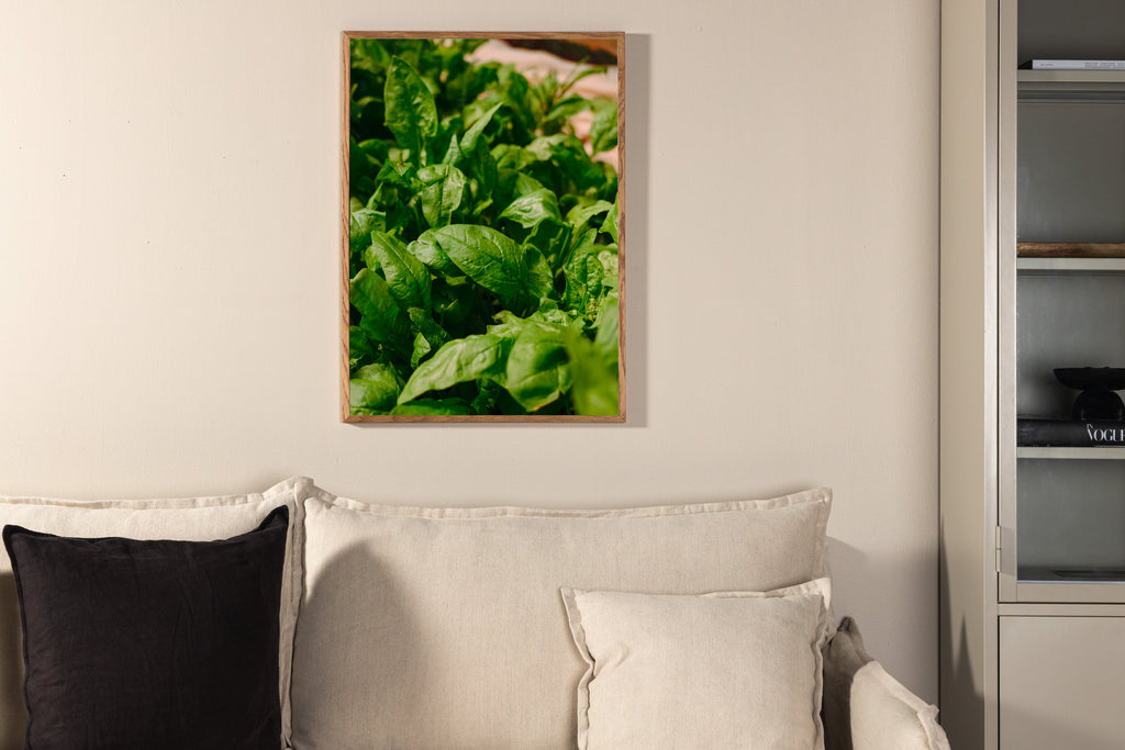 Grönt blad affisch 30x40 cm grön
