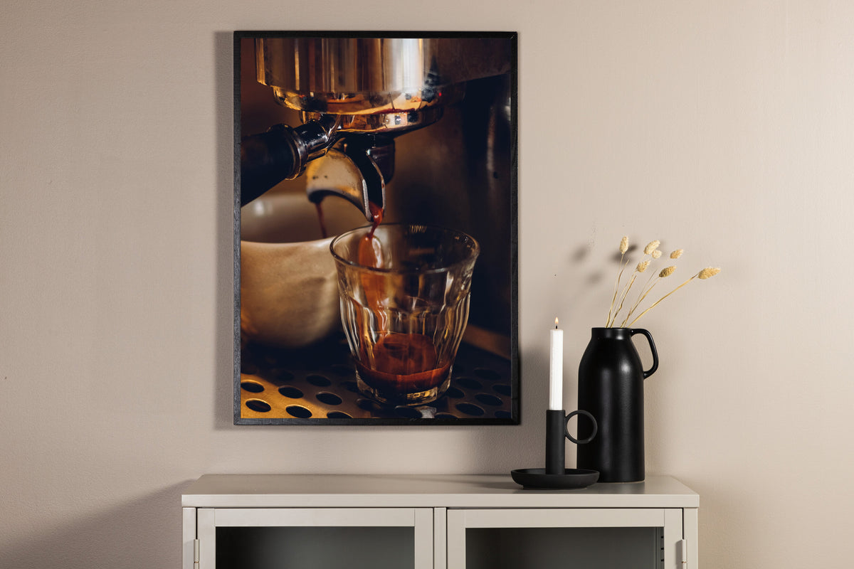 Barrista affisch 30x40 cm brun