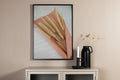 Dry flowers affisch 50x70 cm beige/rosa
