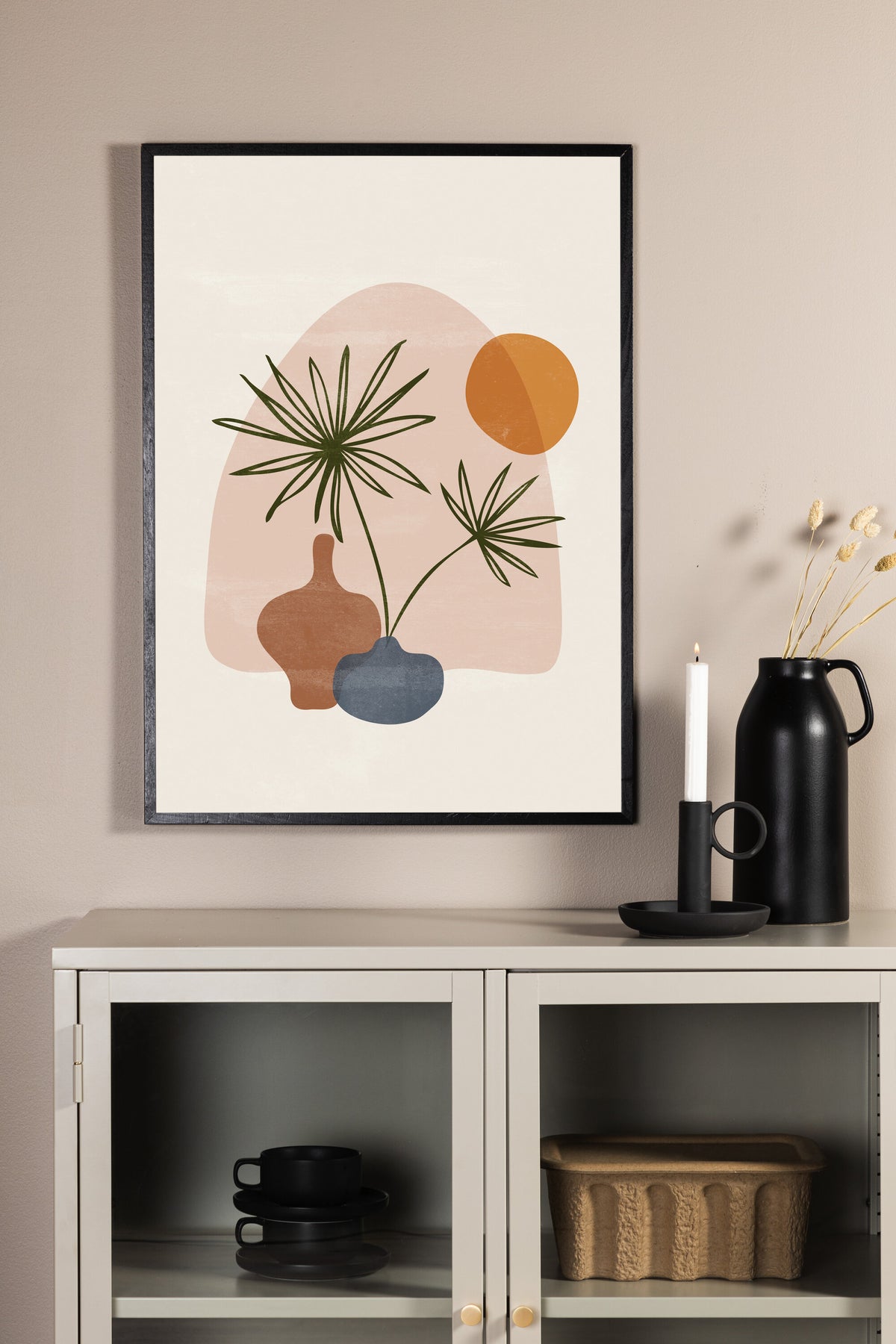 Wonderland affisch 50x70 cm beige