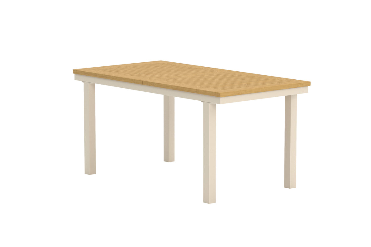 Panama matbord 160/240 cm beige teak