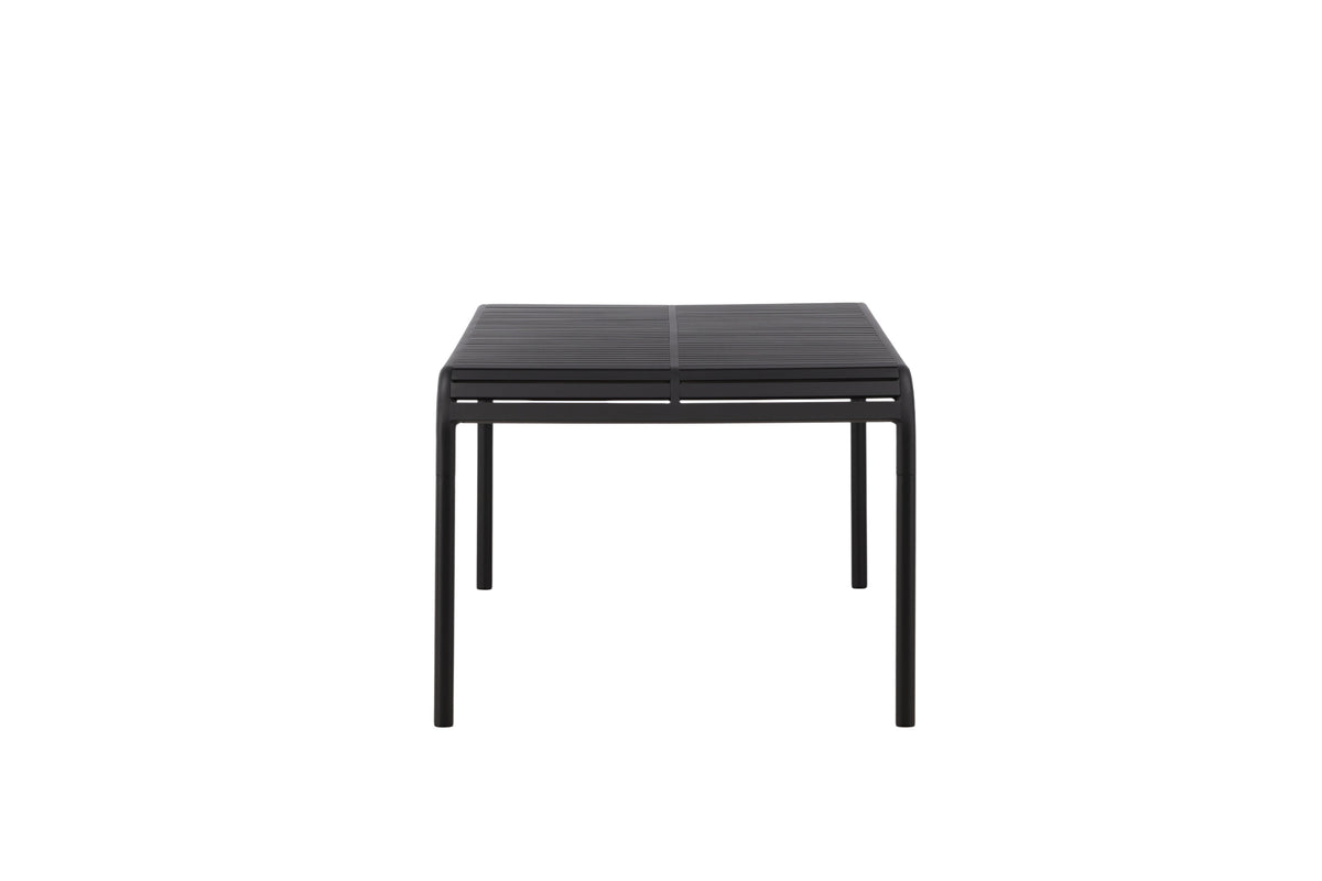 Borneo rektangulärt matbord 100x200 cm svart aluminium