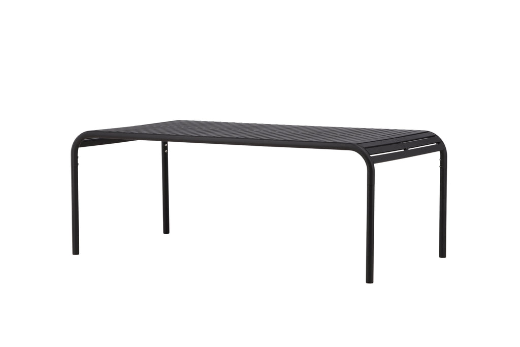 Borneo rektangulärt matbord 100x200 cm svart aluminium