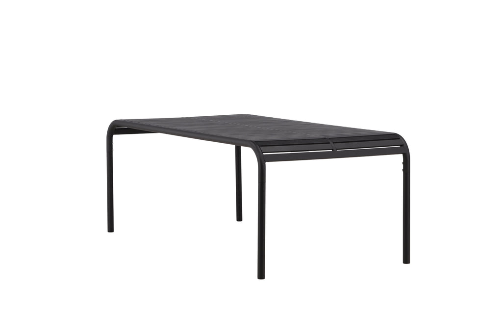 Borneo rektangulärt matbord 100x200 cm svart aluminium