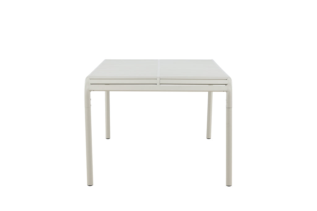 Borneo matbord 100x200 cm beige aluminium