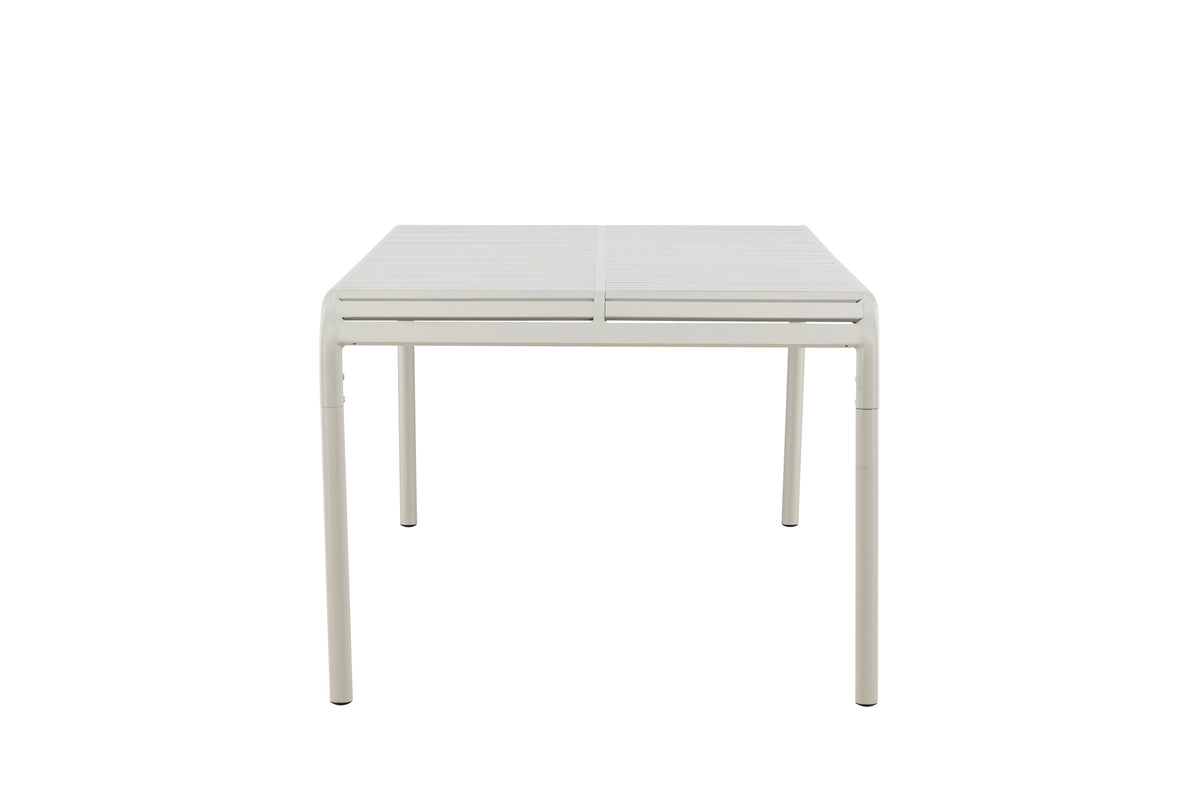 Borneo matbord 100x200 cm beige aluminium