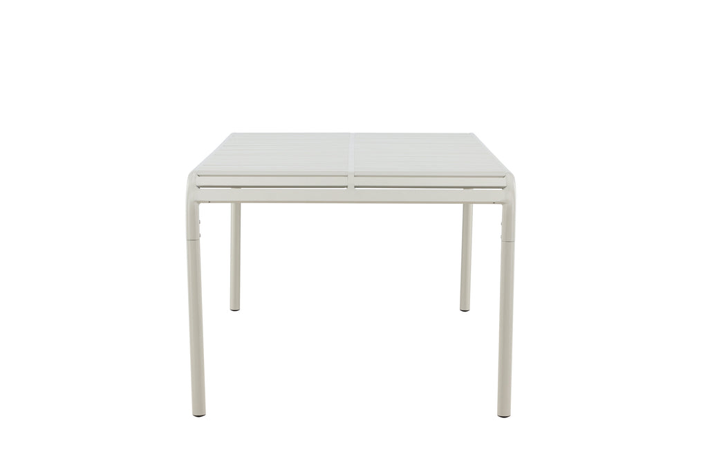 Borneo matbord 100x200 cm beige aluminium