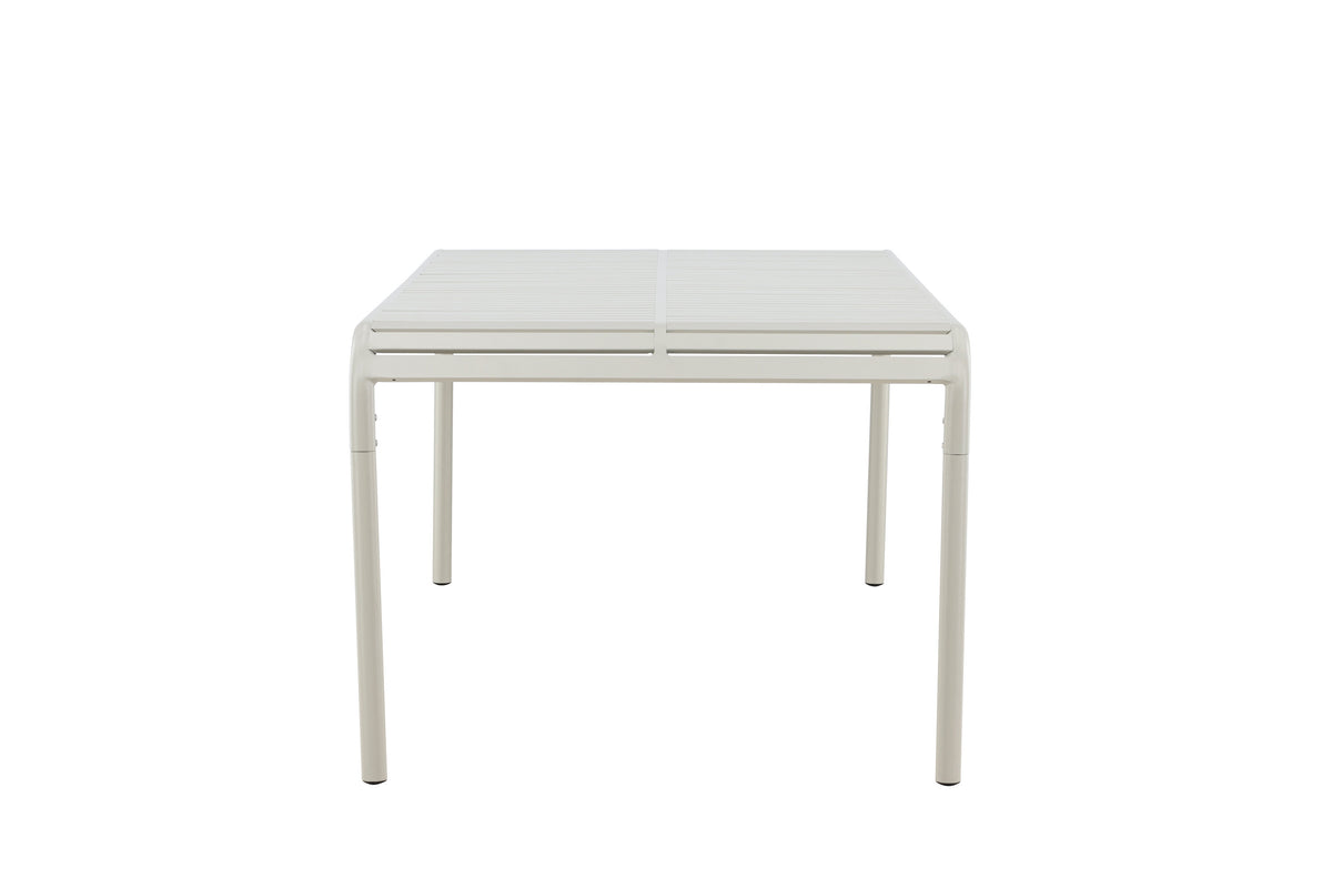 Borneo matbord 100x200 cm beige aluminium