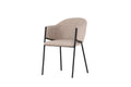 Evelina matstol 2-pack svart/beige