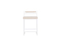 Opelika barstol 1-pack vit/beige sammet