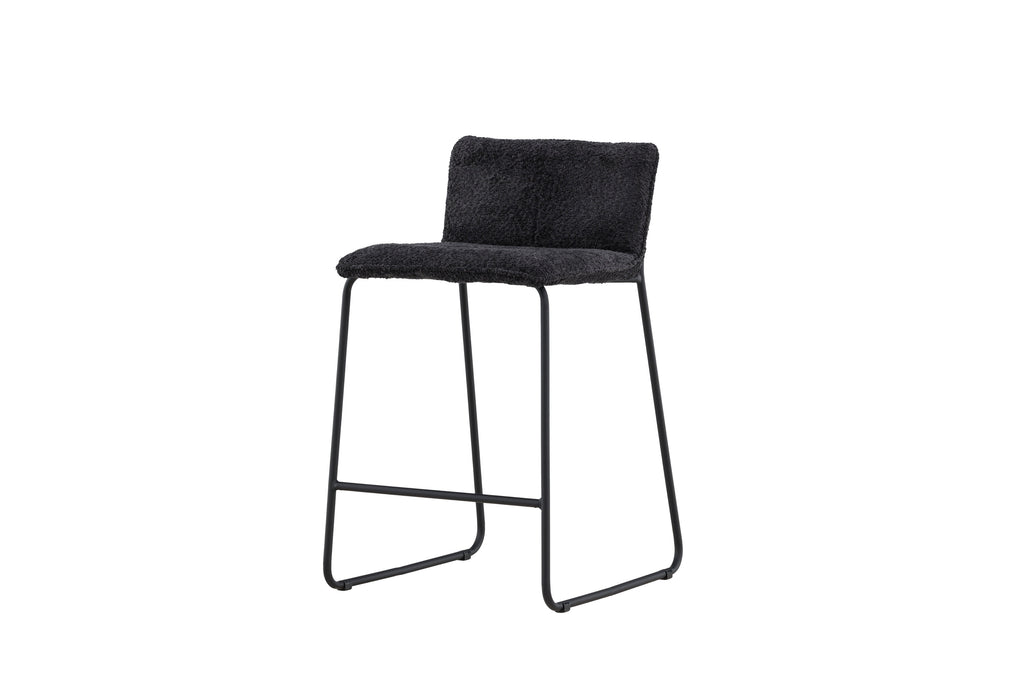 Bisbee barstol 2-pack svart bouclé