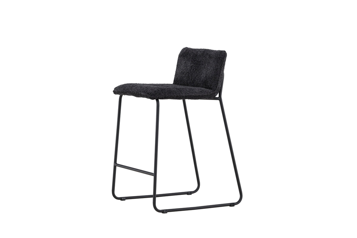 Bisbee barstol 2-pack svart bouclé