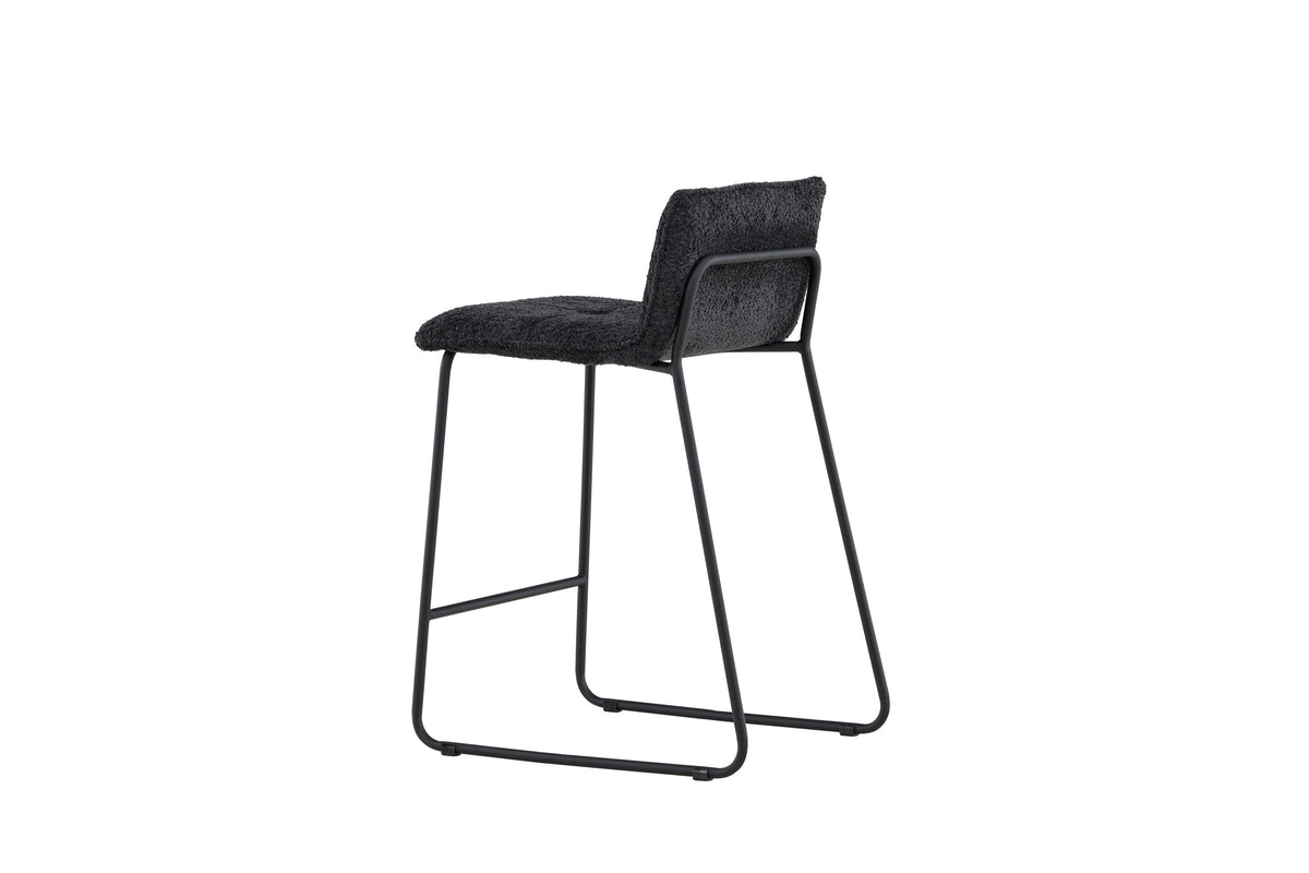 Bisbee barstol 2-pack svart bouclé