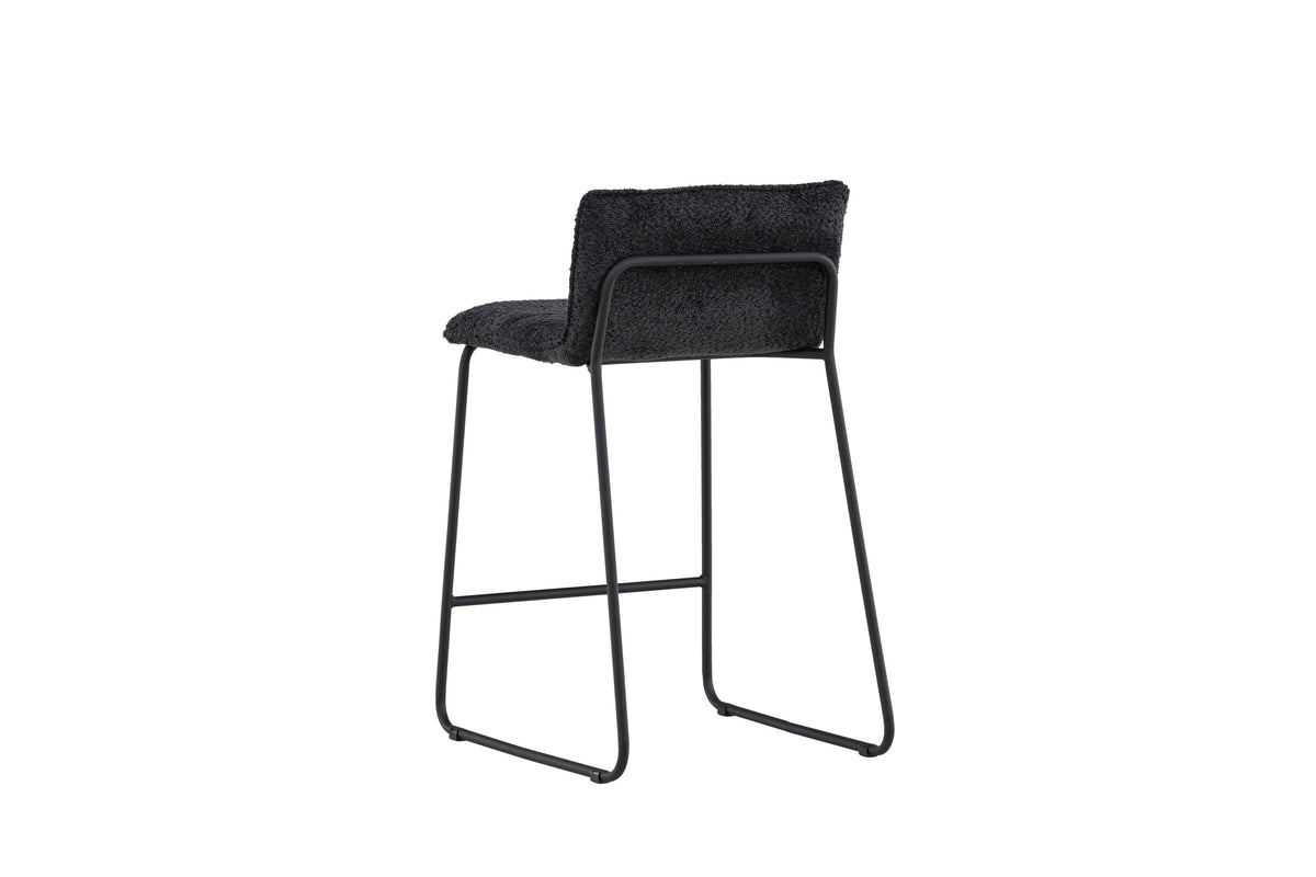 Bisbee barstol 2-pack svart bouclé