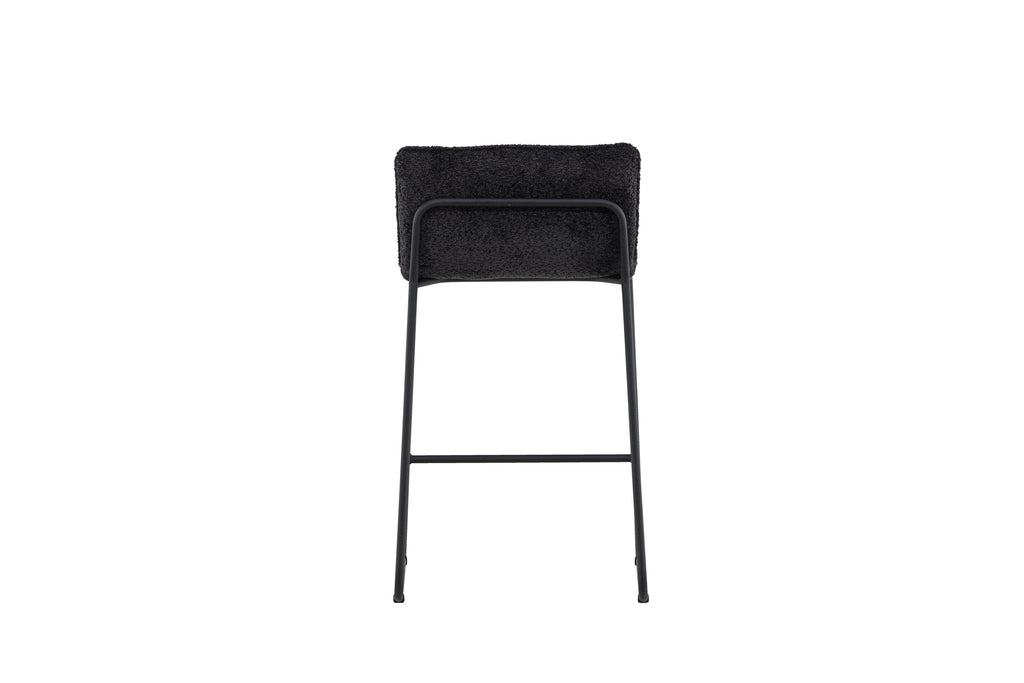 Bisbee barstol 2-pack svart bouclé