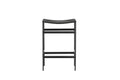 Polly barstol 2-pack svart med svart rep