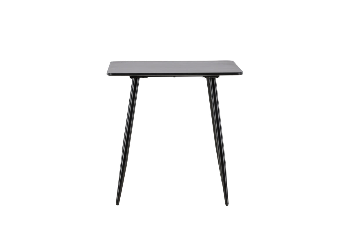 Polar matbord 75x75 cm svart