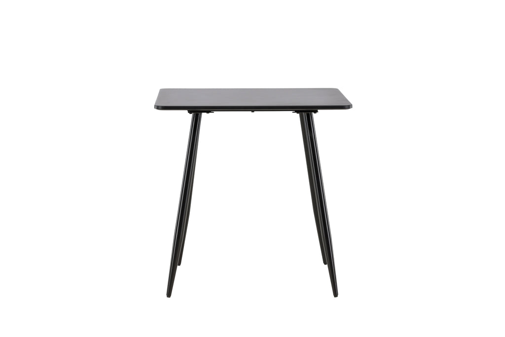 Polar matbord 75x75 cm svart
