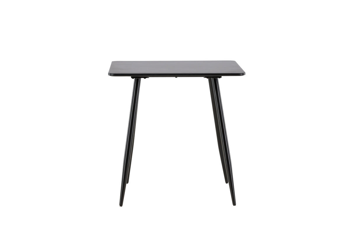 Polar matbord 75x75 cm svart
