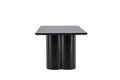 Olivia matbord 100x210 cm svart MDF