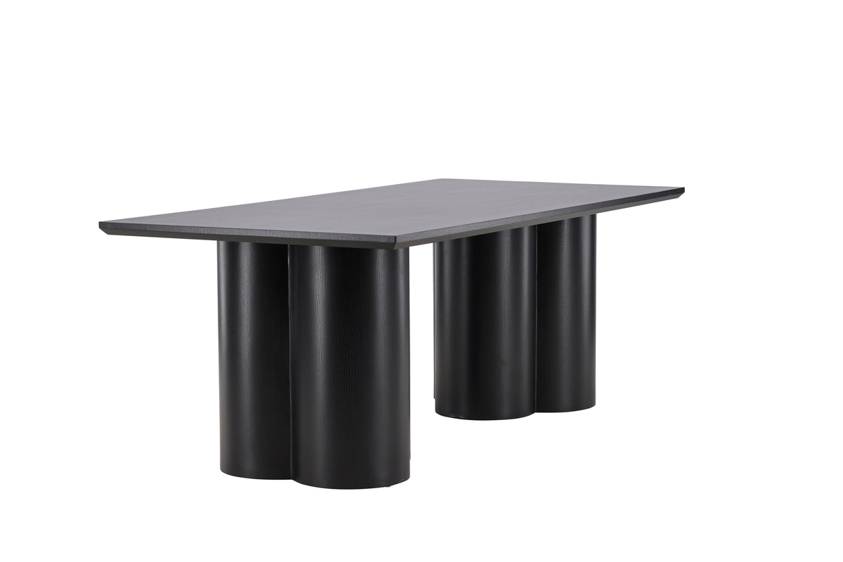 Olivia matbord 100x210 cm svart MDF