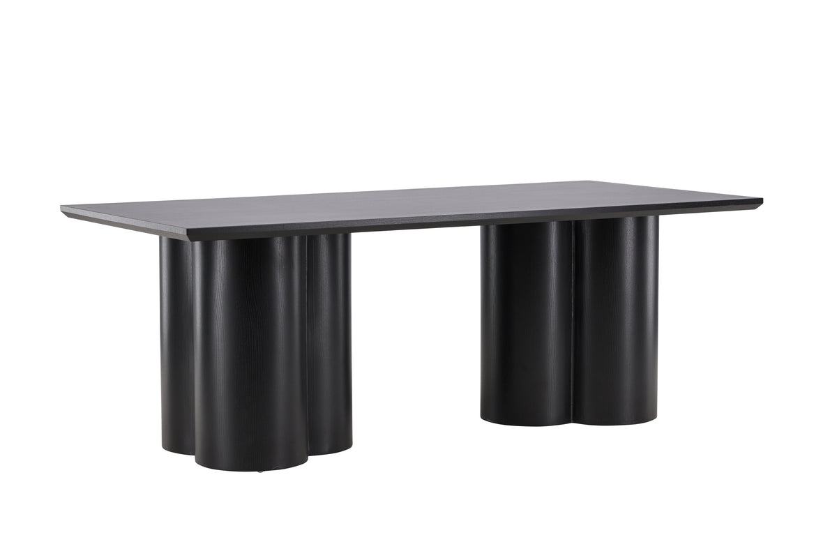 Olivia matbord 100x210 cm svart MDF