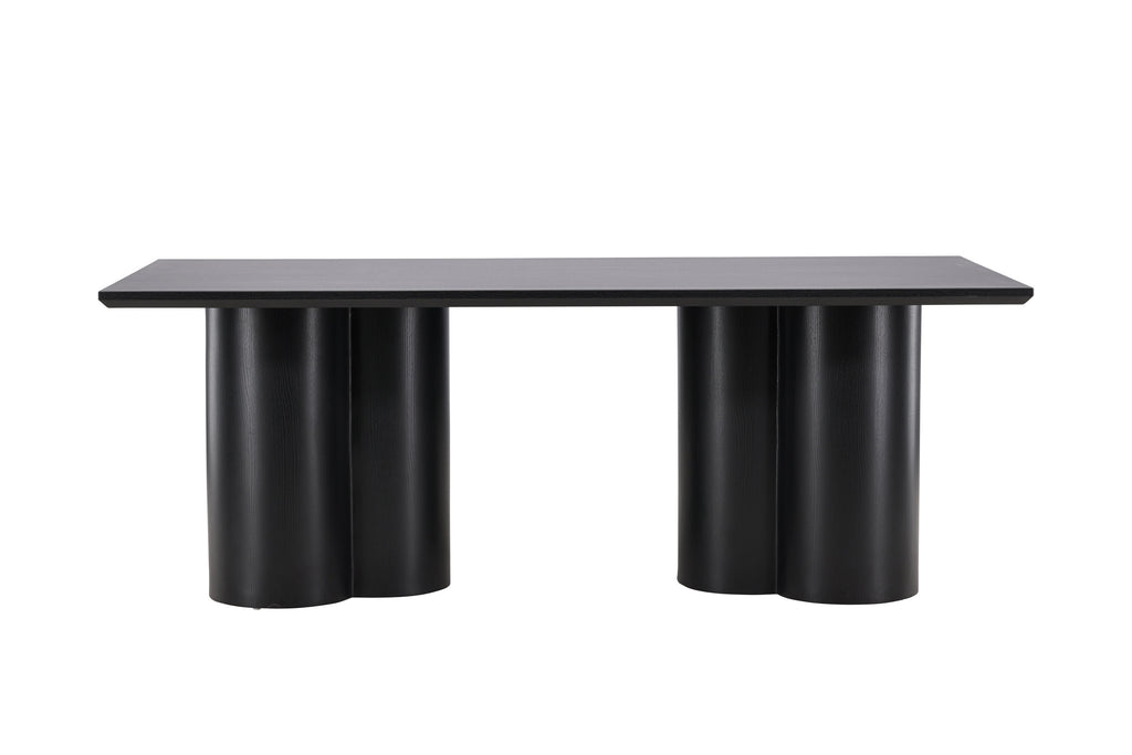 Olivia matbord 100x210 cm svart MDF