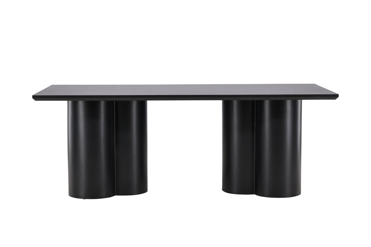 Olivia matbord 100x210 cm svart MDF