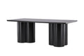 Olivia matbord 100x210 cm svart MDF
