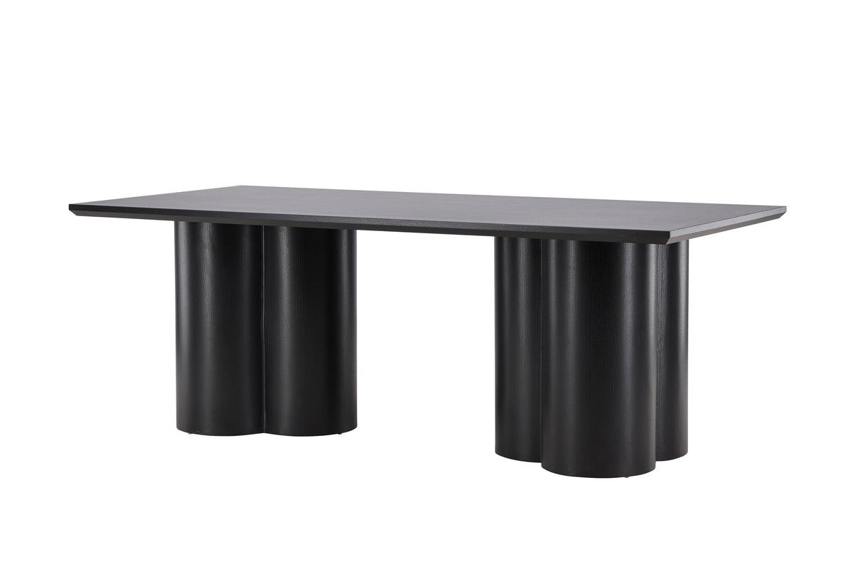 Olivia matbord 100x210 cm svart MDF