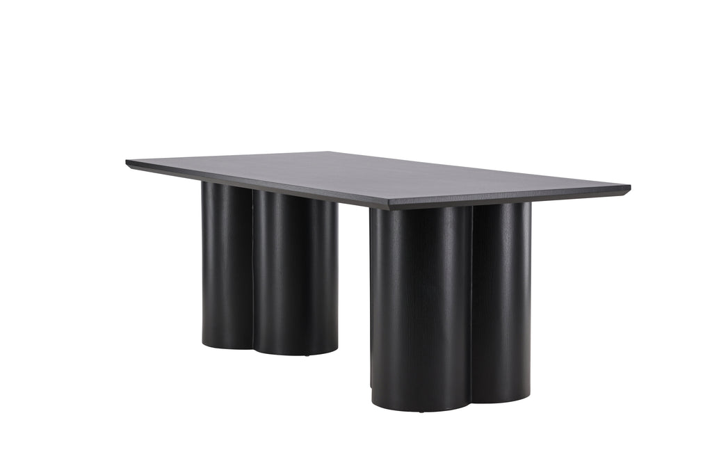 Olivia matbord 100x210 cm svart MDF
